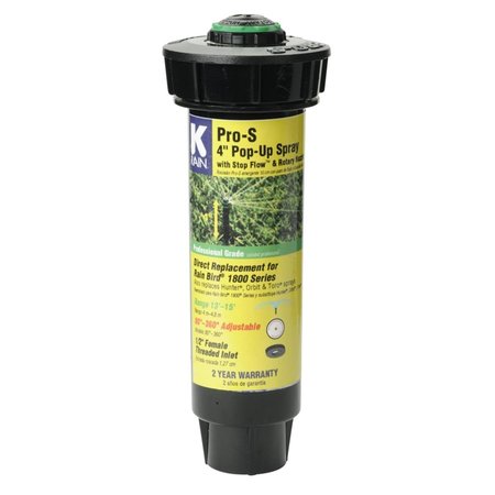 K-RAIN MFG 4 in. Pop-up Adjustable Pro Spray 7016779
